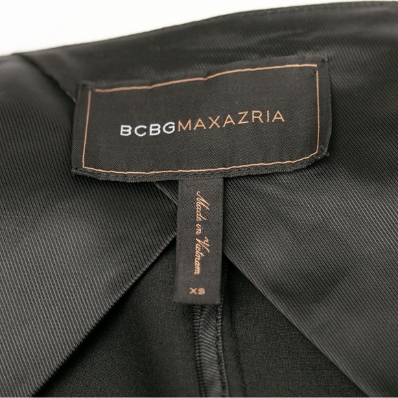 BCBGMAXAZRIA Classy Black Blazer, Short Back & Long Front, XS (One of a Kind) - Picture 6 of 8